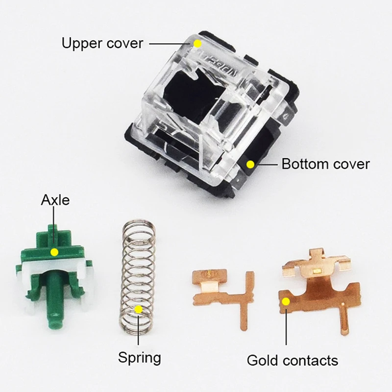 Новый 1 шт. пылезащитный переключатель водонепроницаемый черный клавиатуры