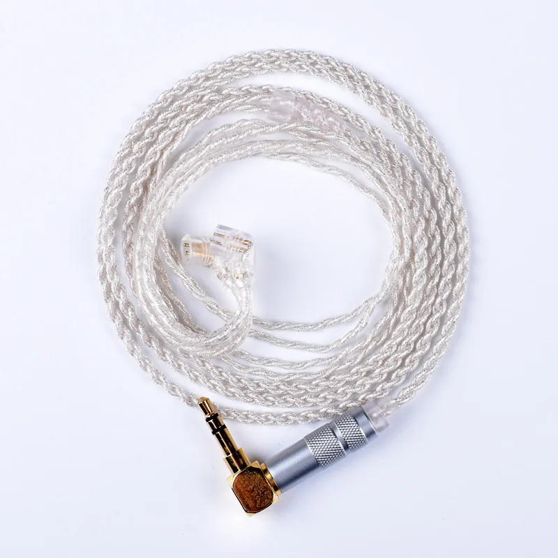 0.75mm 2 pin Cable for Logitech UE18 11pro 10pro 7pro 4pro Earphone DIY Replacement Silver Plated HIFI Cables Android IOS | Электроника