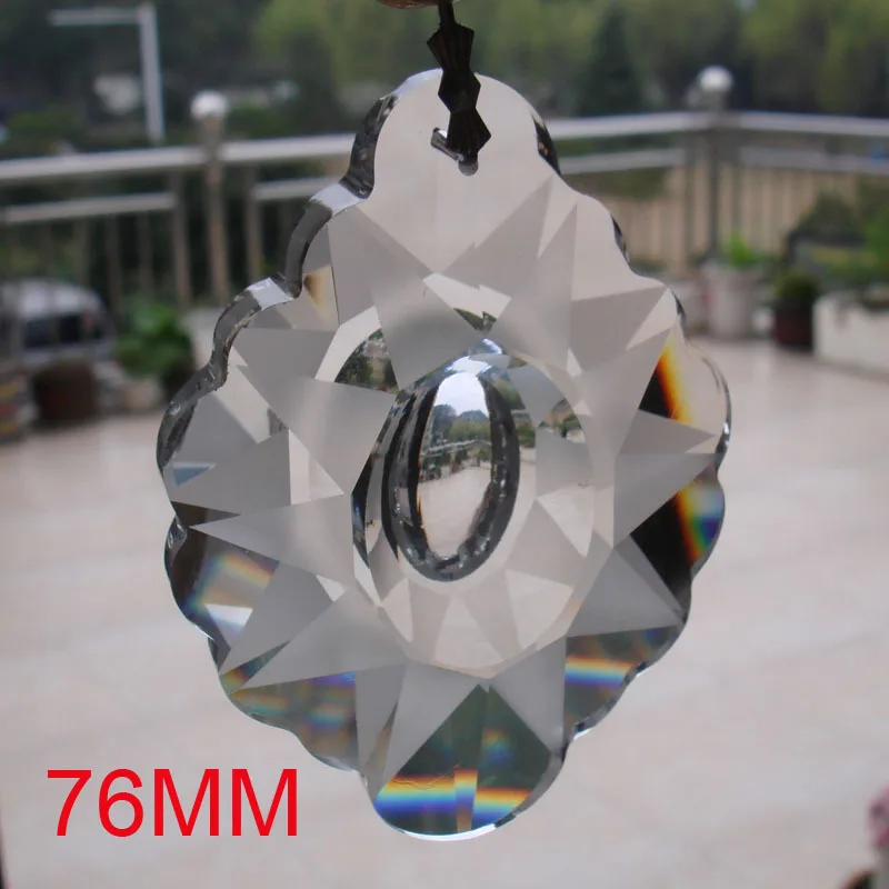 

60pcs/lot 89mm Fine crystal hanging lamp accessories ornament crystal prism free shipping