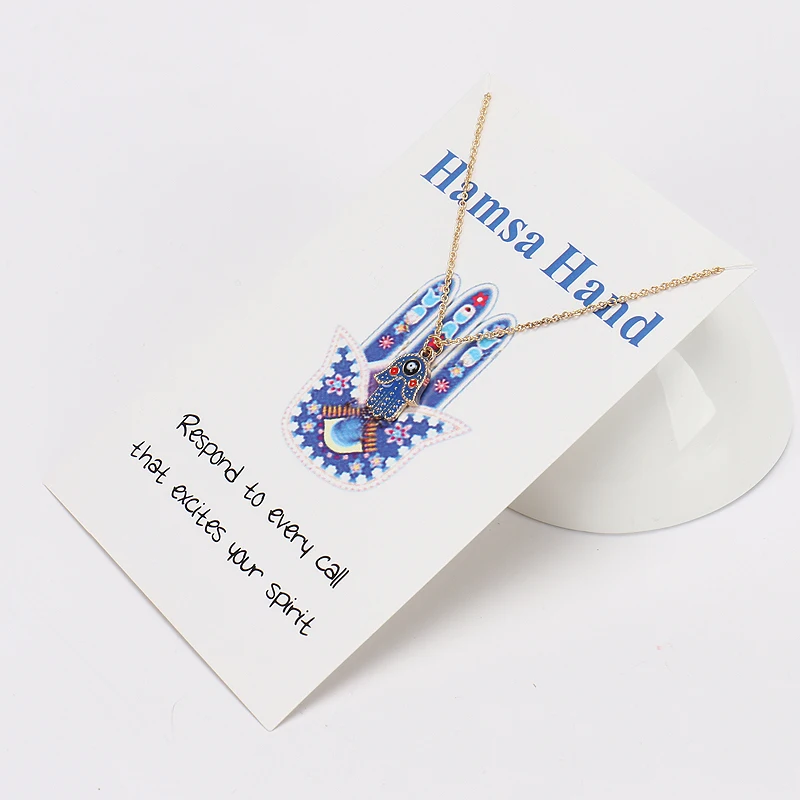 Lucky Collares Bijoux Femme, ожерелье для женщин, с картой желаний, золото, серебро, цвет, цепочка, модное ювелирное изделие