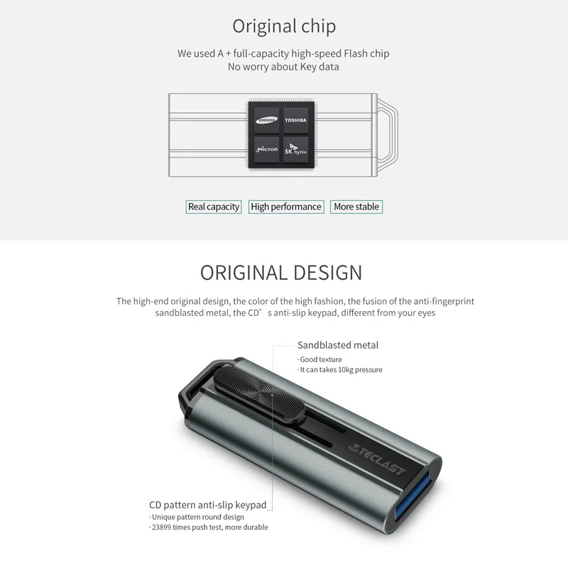 Флеш-накопитель флеш-память usb3.0 flash 2 шт. 16 Гб оперативной памяти, 32 ГБ, 64 ГБ, teclast USB3.0 в коробке sub Флеш накопитель 16 Гб оперативной памяти, 32 ГБ, 64 ГБ, 128 ГБ безопасность данных U диск