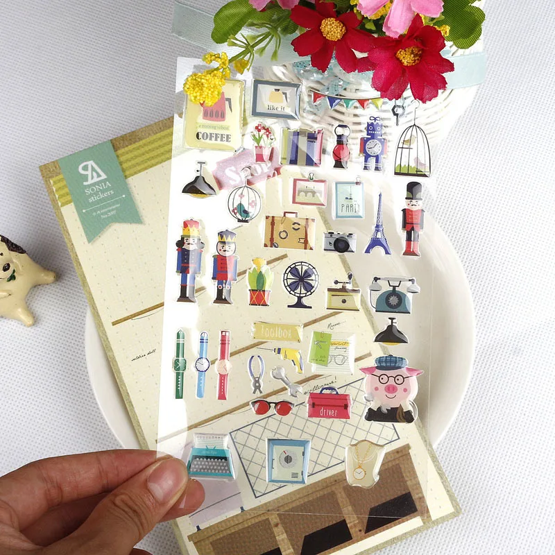 Наклейки с кристаллами для скрапбукинга винтажная наклейка украшения