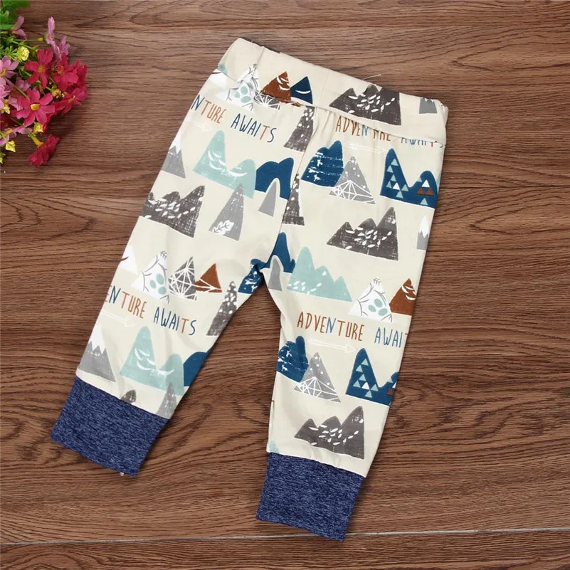 Winter 2018 1Set Newborn Baby Boys Girls Print T shirt Tops Pants Hat 3PCS Outfits Clothes For baby reborn B2 | Детская одежда и