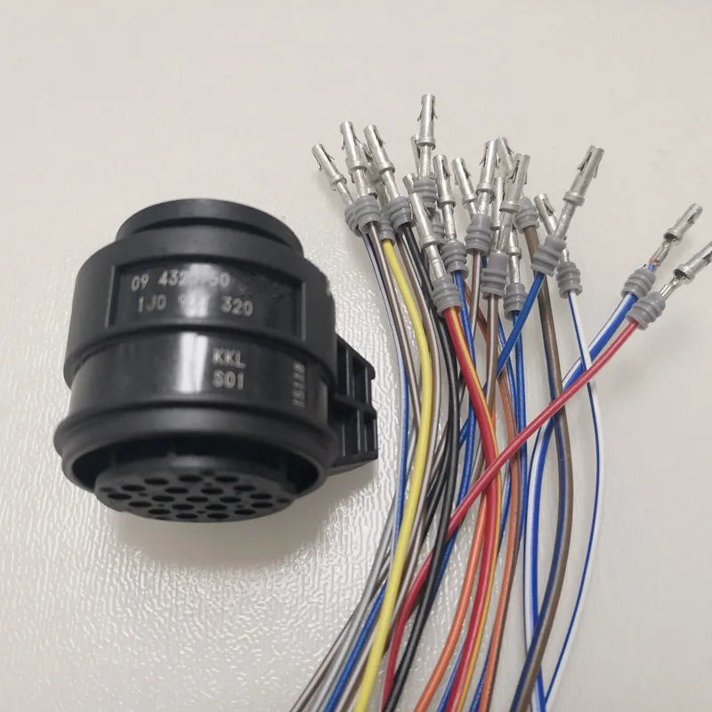 20 Pin/Way 02E 01J коробка передач корпус контроллера разъем с косичкой для Volkswagen Audi 1J0 927 320 1J0927320