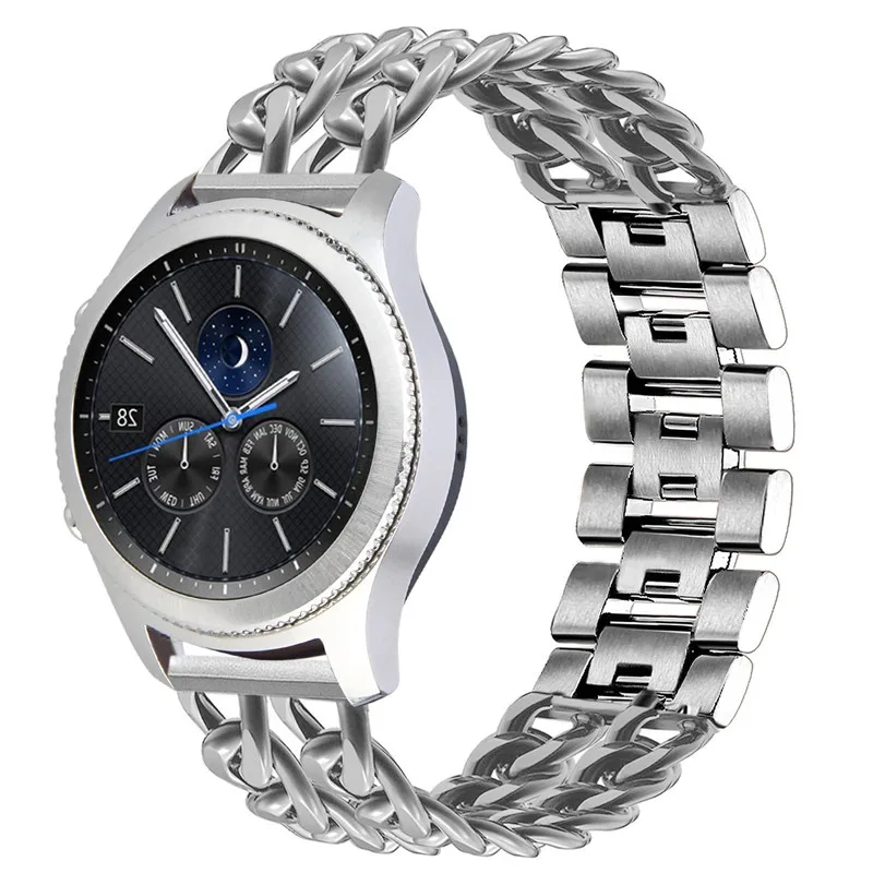 Новый ремешок для часов из нержавеющей стали Samsung Galaxy Gear S3 Classic/S3 Frontier двойной