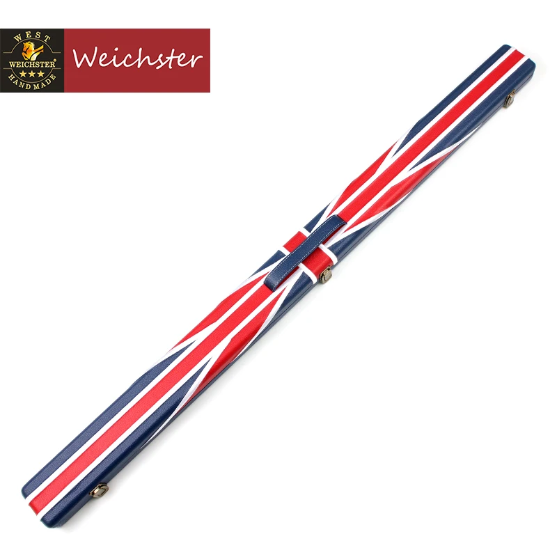 Weichster Роскошное Качество 3/4 флаг соединения Джек Дизайн снукер кий чехол с мелким