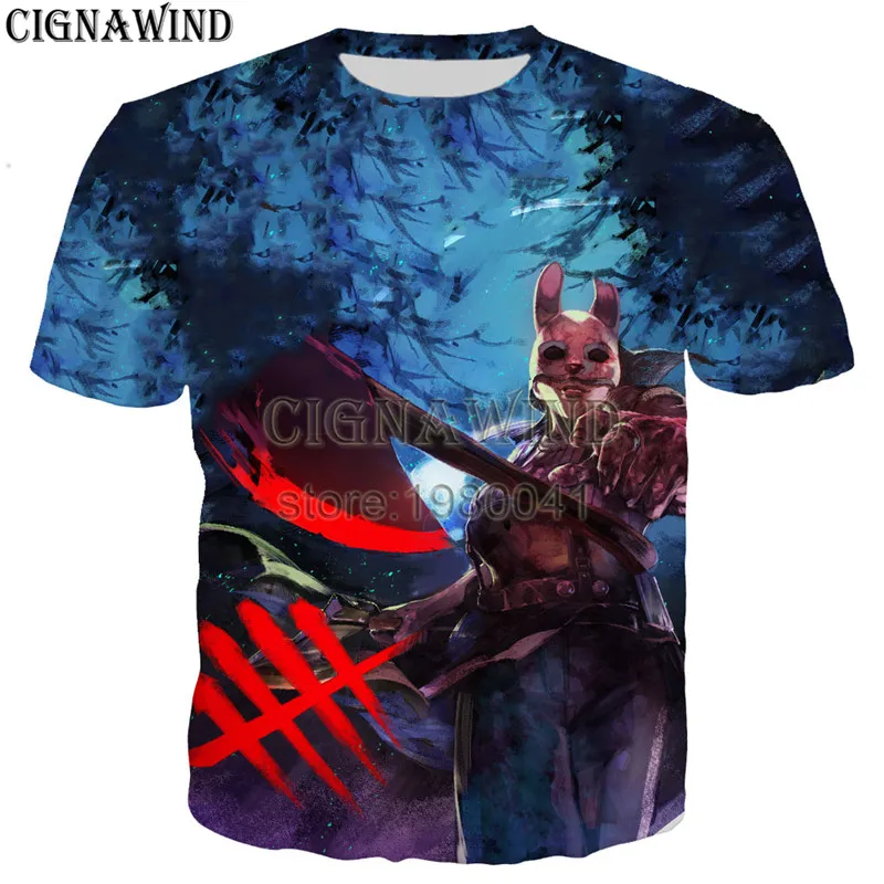 Новая популярная Футболка серии Dead By Daylight для мужчин и женщин с 3D принтом модная