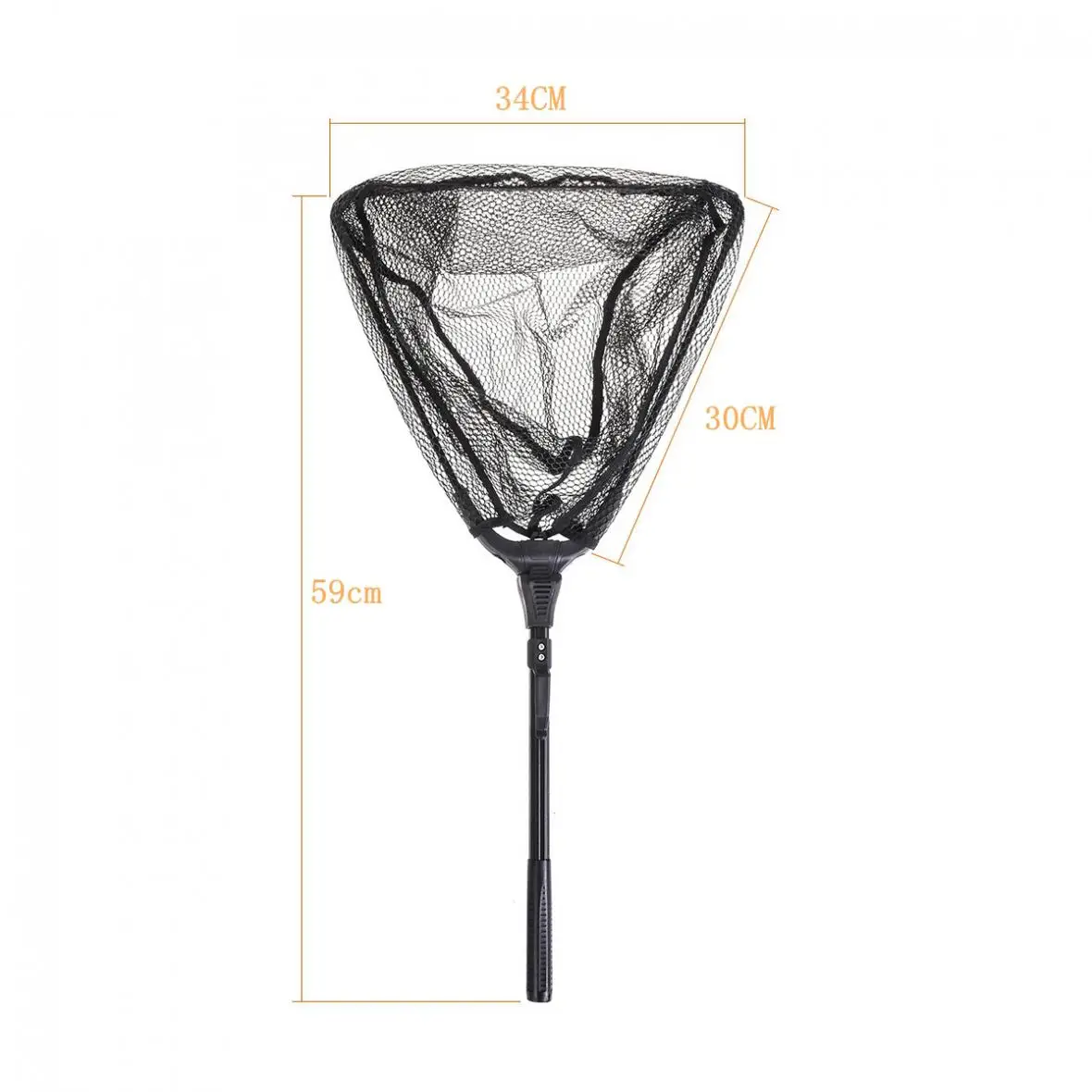 Легкий и Corrosion resistant.Folding рыболовная сеть Длина 60 см Выдвижной Телескопический