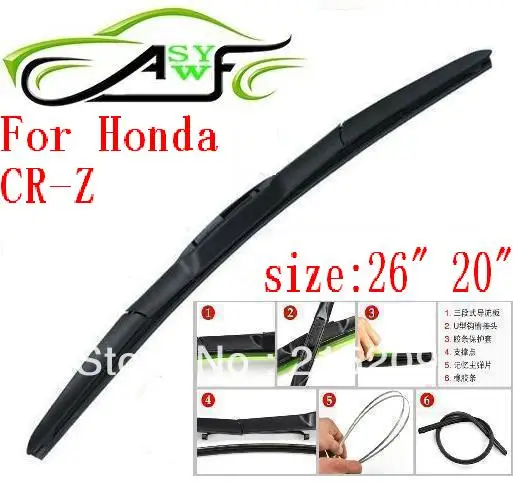 

Бесплатная доставка, автомобильная задняя крышка для Honda, задняя крышка дворника с крючком, мягкая резиновая задняя крышка дворника для лоб...