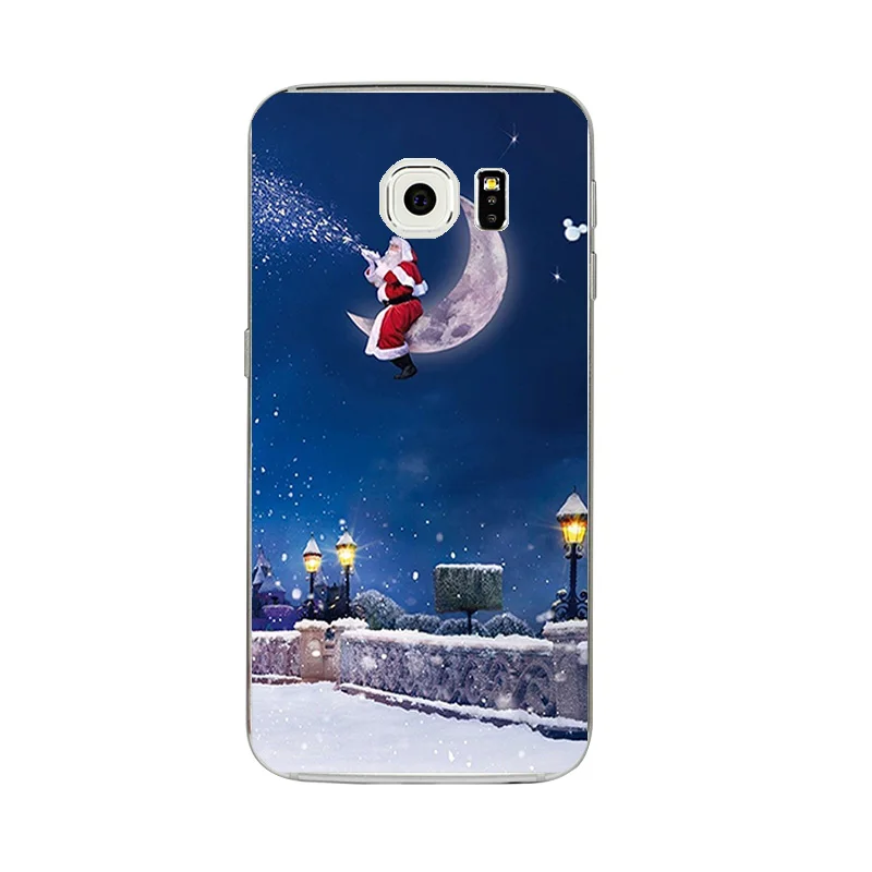Силиконовый чехол для Galaxy S6 Edge Plus чехол для телефона для Samsung Galaxy S6 оболочка для C5 C5Pro C5000 крышка с Рождеством узор