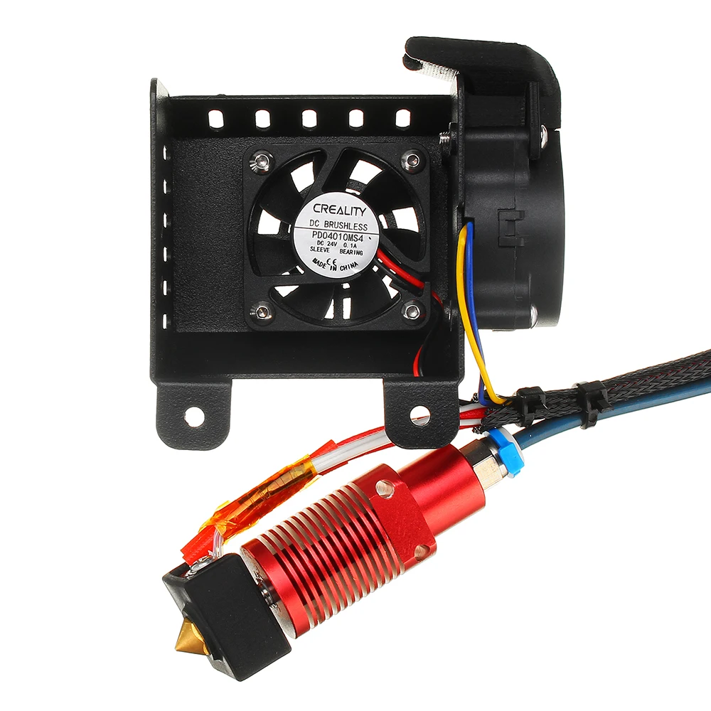CR-10S Pro 24 V MK10 полный сборный экструдер комплект подключения печатающей головки 0,4 мм насадки 1,75 мм M6* 30 мм специальные внутренние подкладки для горла для CR-10S Pro 3D-принтеры Запчасти