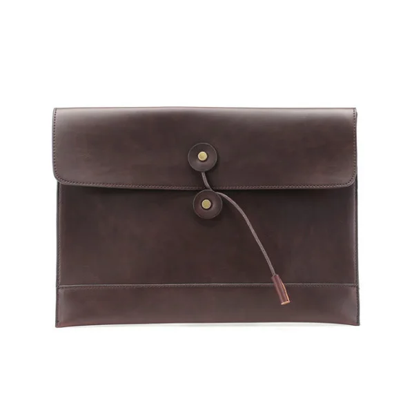 brown Новые модные многоцветные мужчина держит портфель W3-012 - Цвет: brown