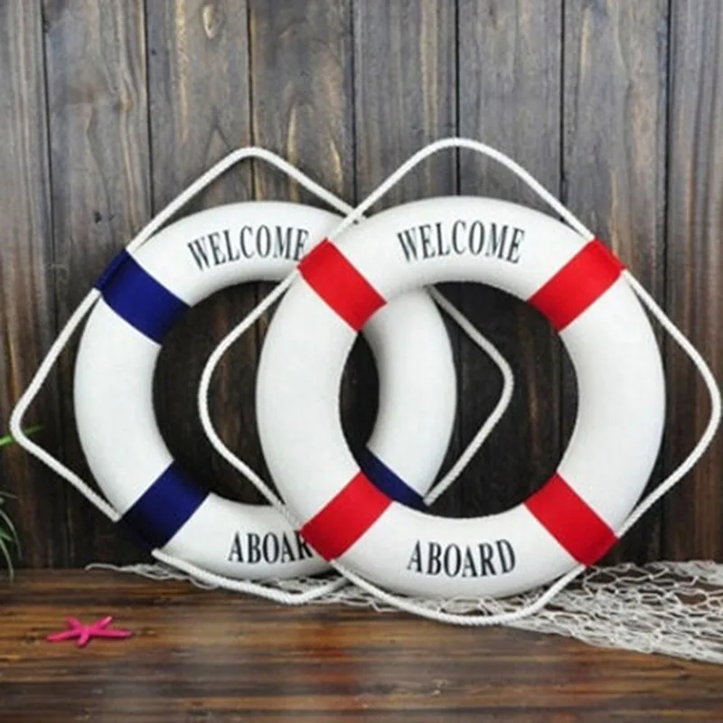 Пена Домашний Декор Морской декоративные спасательный круг жизни кольцо стене