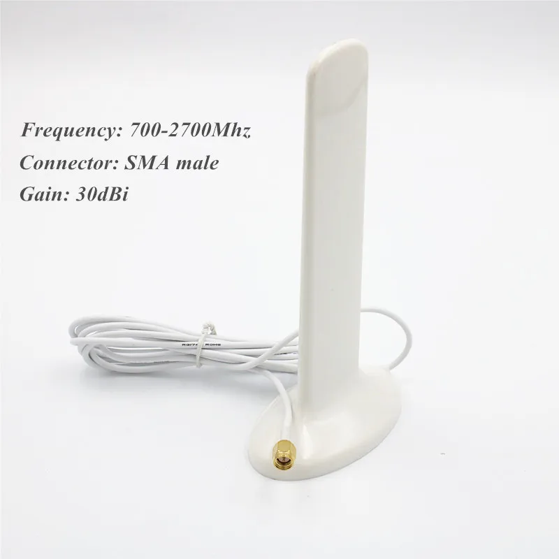 4G LTE антенна SMA WiFi антенна 30dBi 3g 4G маршрутизатор Антенна 700-2700 МГц для huawei B310 B315 zte MF28G MF29T мобильный роутер для работы с оператором Vodafone