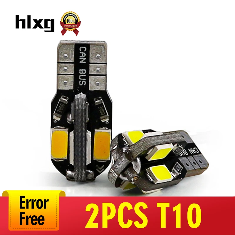 Светодиодсветодиодный лампы hlxg T10 Canbus 8SMD 5630 10 шт. Ошибка декодера бесплатная
