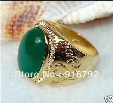Бесплатная доставка P &amp ******* отличное мужское кольцо из зеленого камня 8-10 |