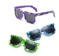 new 5 color fashion sunglasses kids cos play action game toys square glasses with eva case gifts for children