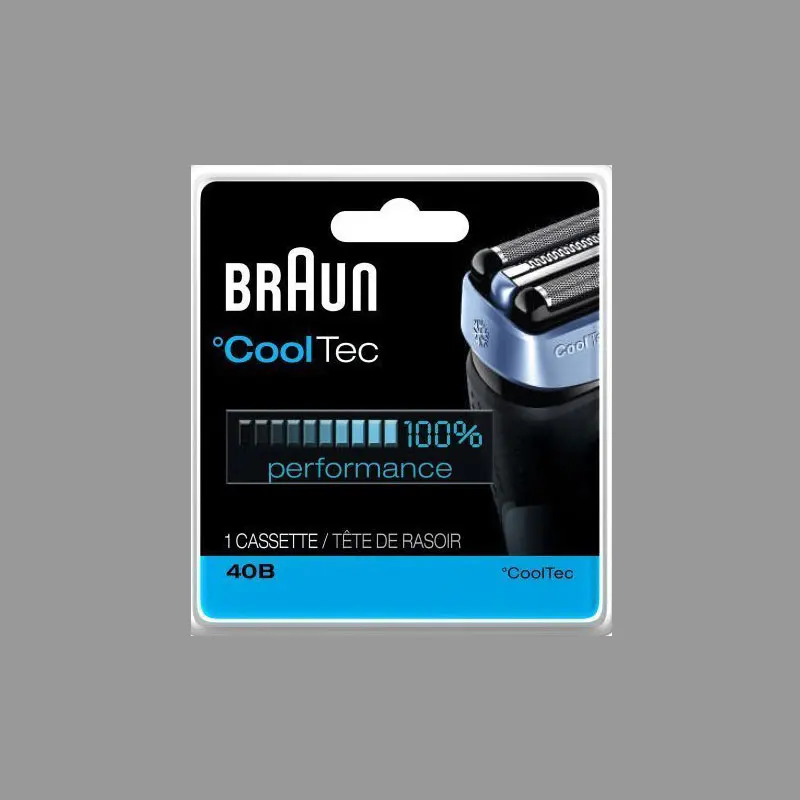 Сменная бритвенная головка для бритвы Braun 40B с фольга и режущим лезвием для серии CoolTec CT2s CT2cc CT3cc CT4s CT4cc CT5cc CT6cc