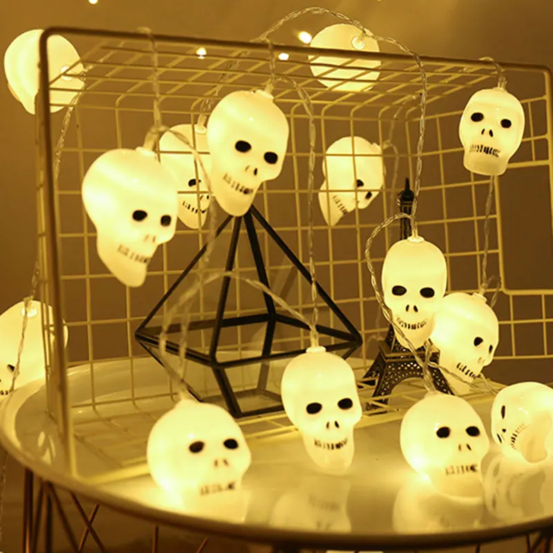 

СВЕТОДИОДНАЯ Гирлянда в виде черепа, 1,5 м/3 м