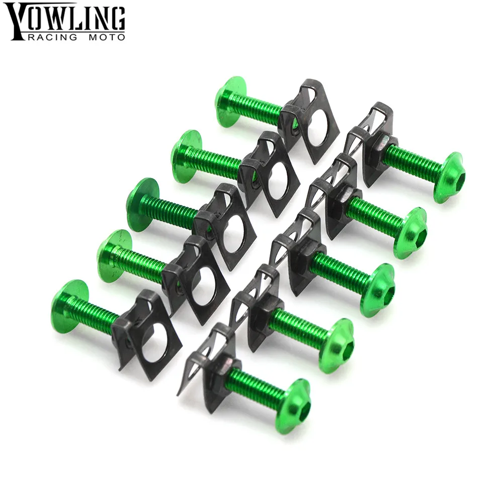 Болты обтекаемой формы Spire Скорость крепежа зажимы винт пружинная шайба для honda CBR