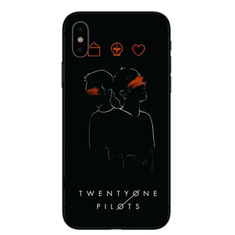 Twenty One Pilots для Fundas iphone 7 чехол Apple X 5 5S SE 6 6s 8 Plus задняя крышка телефона s capas |
