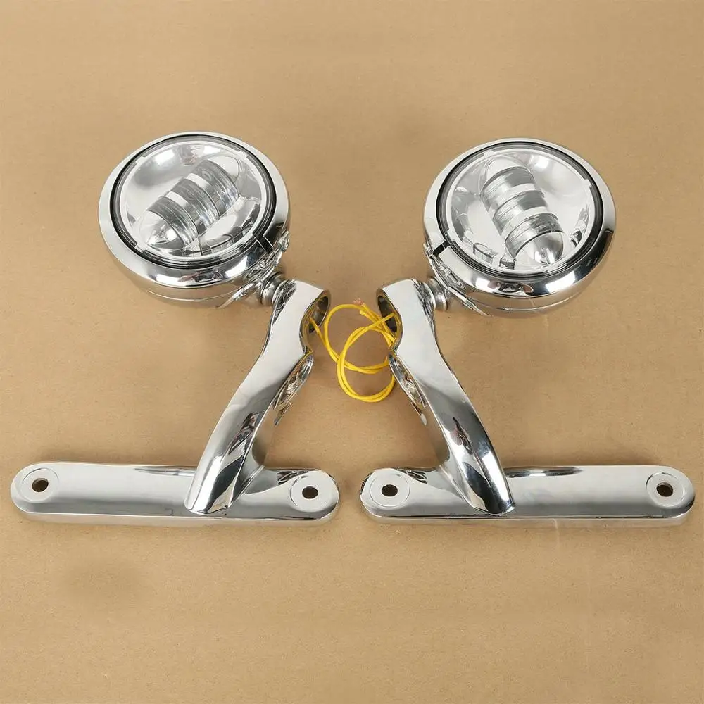 Motorcycle 4 1/2 &quotсветодиодный вспомогательный освещение кронштейны для Харли ст 2009