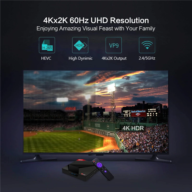 ТВ приставка HAAYOT X88 MAX + 4 Гб 64 ГБ Android 9 0 RK3328 четырехъядерный USB3.0 Smart 4K телеприставка
