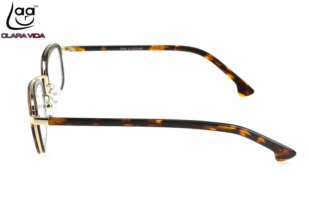 Очки для чтения в стиле Ботаника с овальной винтажной оправой ручной работы = shuaidi