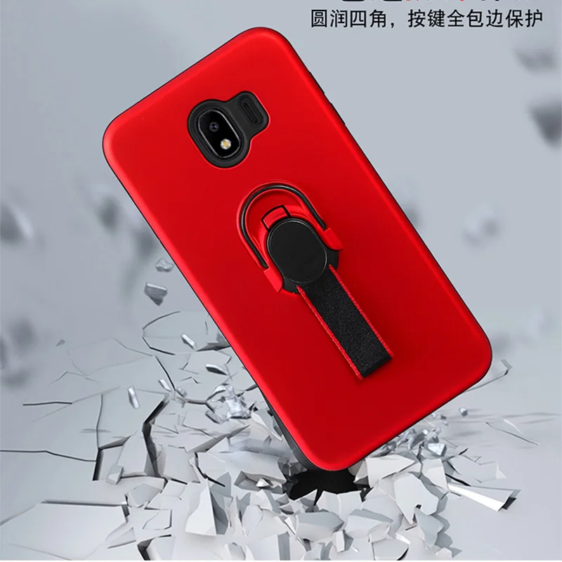 Пластик задняя крышка для samsung Galaxy J4 J6 J8 2018 чехол прочный армированный телефона