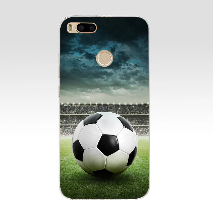 223AQ football ball Silicone Soft Tpu Cover phone Case for xiaomi redmi 4a 6a 4x note 5a pro mi a1 | Мобильные телефоны и
