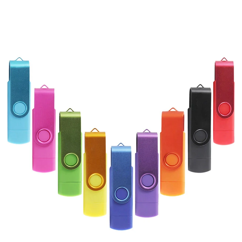 USB флеш накопитель многофункциональный на 128 ГБ 64 32 16 8 4 Гб OTG2.0 цветная карта