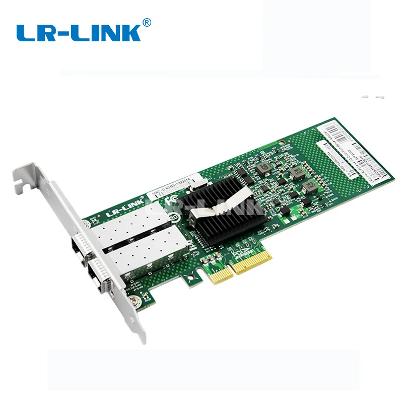 LR LINK 9702EF 2SFP gigabit ethernet Сетевая карта двойной порт PCI E волоконно оптический сетевой