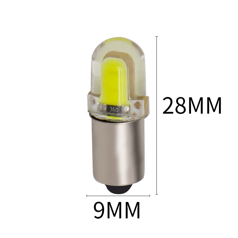 1 шт. BA9S T4W 363 1895 233 супер яркий круглый 3D COB светодиодный чистый белый светильник