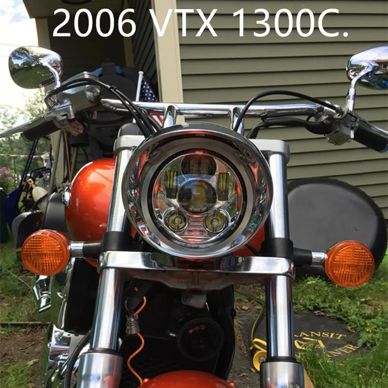 Фонарь для Honda VTX 1300/1800 1 шт. светодиодная фара 5 75 дюйма с набором кронштейнов