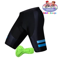 high quality kids bicycle comfortable underwear sponge gel 3d padded bike child short pants cycling shorts pant