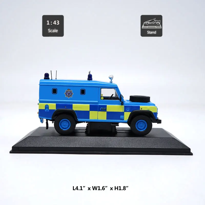 HOMMAT имитация 1:43 Defender полицейский внедорожник модель автомобиля литая