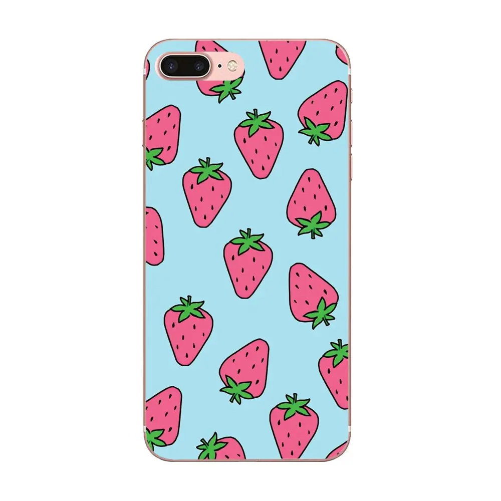 Клубника лето фрукты для Sony Xperia Z Z1 Z2 Z3 Z4 Z5 compact Mini M2 M4 M5 T3 E3 E5 XA XA1 XZ Премиум