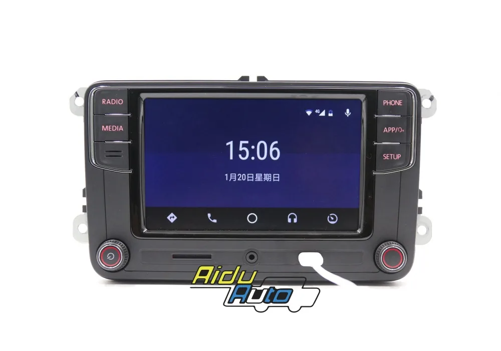Carplay Android Авто R340G RCD330G Плюс Радио для VW Tiguan Golf 5 6 MK5 MK6 Passat Polo 6RF 035 187 F/E