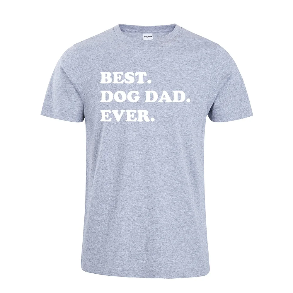 Футболка Best Dog Dad Ever забавная рубашка для отца мужская собак Подарочная