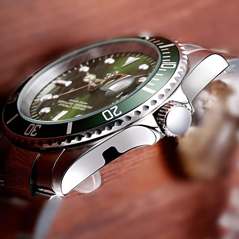 50 метров! Военные армейские новые мужские Кварцевые спортивные наручные часы с