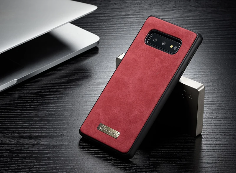 Чехол из натуральной кожи для samsung Galaxy S10 S9 S8 Plus S10E Note 9 8 10 Note10+ Чехол Съемный Магнитный кошелек чехол для телефона