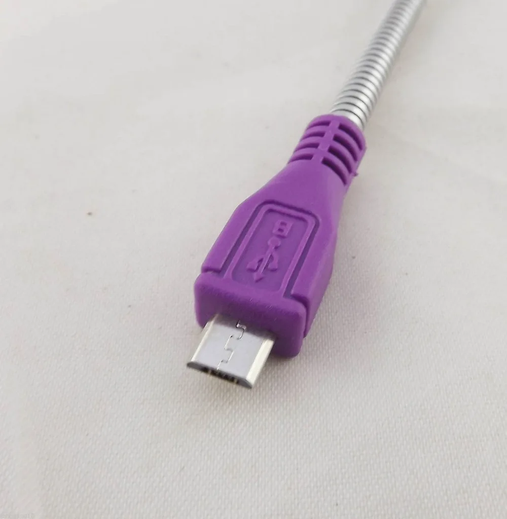1 шт. USB 2 0 A штекер к Micro 5 Pin удлинитель гибкий металлический кабель подставка 15
