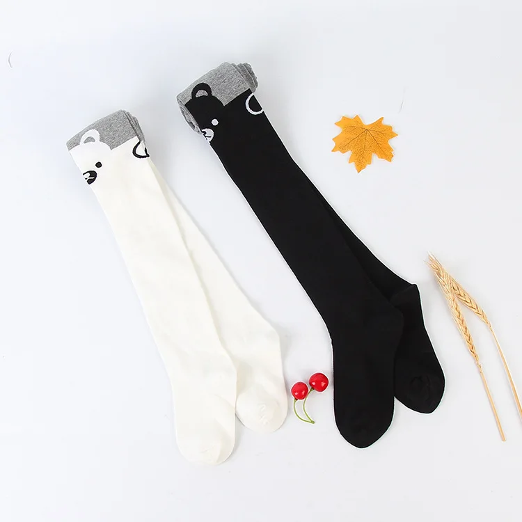 От 4 до 11 лет Колготки для маленьких девочек милый медведь колготки дьявол