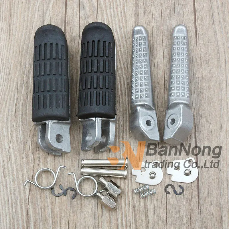 1 PAIRS Мотоциклетные Передние Задние подножки для Honda CB400 SuperFour CB-1 CB500 CBR1100XX blackbird VTR1000 NT400 650 700 NTV600 - Цвет: 1 PAIRS