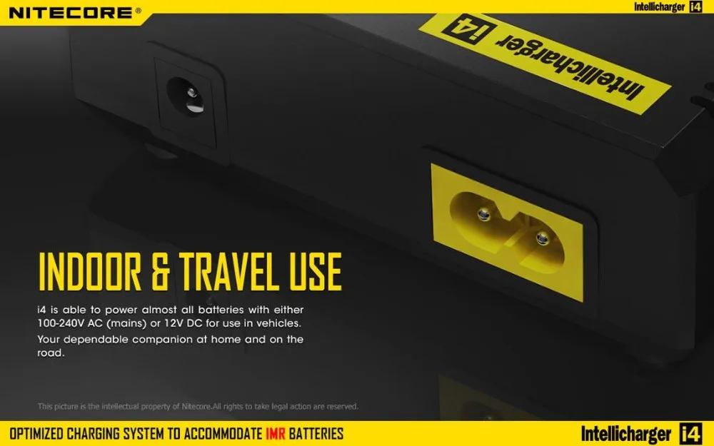 Nitecore i4x2 Intellicharge Универсальное Зарядное Устройство Li-Ion/NiMH RCR123A 26650 18650 AA/AAA С Розничной коробке Бесплатно Shippin