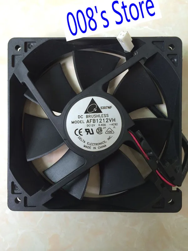 

Радиатор Процессор охлаждающий вентилятор для сервера инвертор AFB1212VH 12 см 120 мм 120*120*25 мм DC 12V 0.60A охлаждения 2 провода макс 3100 об/мин