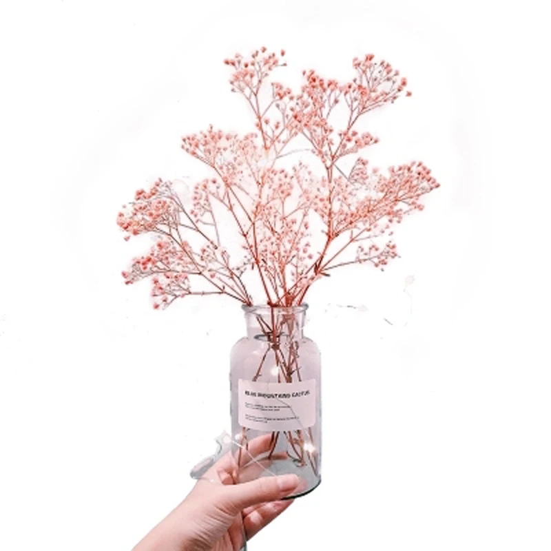 Современный стиль Ins высушенный цветок LED украшение дома мебель бесземное