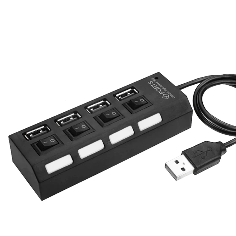 Новый микро 4 Порты и разъёмы usb разветвитель высокой Скорость USB 2 0 хаб с
