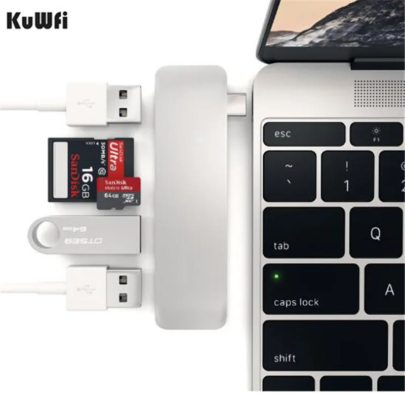 USB 3.0 5 in 1 OTG Card Reader Metal reader Type-C TF HUB+SD Micro SD For Laptop PC Phone | Компьютеры и офис