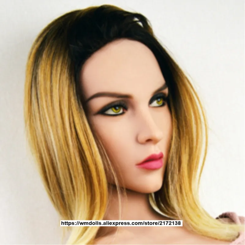WMDOLL #195 реалистичные силиконовые манекены голова для секс куклы с оральным сексом